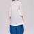Off-white and blue cotton co-ord set