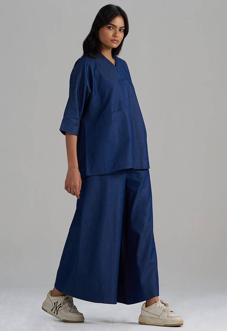 Denim blue co-ord set