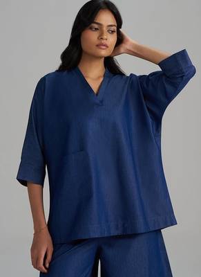 Denim blue co-ord set 3