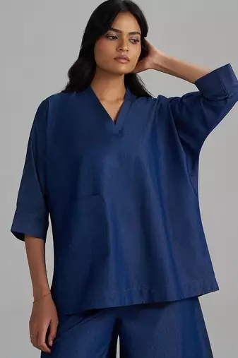 Denim blue co-ord set