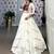 White Navaratri Special Pure Rayon Sequence Lace work Lehenga with Mirror work Stitched Choli