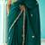 Dark green embroidery work fancy fabric saree with blouse
