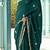 Dark green embroidery work fancy fabric saree with blouse