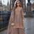 Chiku chinon free size stitched palazzo suit with codding dori & sequin work