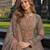 Chiku chinon free size stitched palazzo suit with codding dori & sequin work