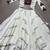 White Navaratri Special Pure Rayon Sequence Lace work Lehenga with Mirror work Stitched Choli