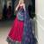 Pink Navaratri Special Bandhej Print With Gotta Patti Lace Touch Up Lehenga with Unstitched Blouse