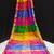 women's chinon silk weaving multicolor stripes design dupatta