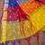 women's chinon silk weaving multicolor stripes design dupatta