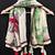 women's georgette floral design scarf with tassle