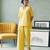 Lemon yellow cotton co ord set