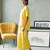Lemon yellow cotton co ord set