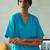 Turquoise blue cotton tunic top