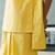Lemon yellow cotton tunic top