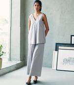 Muted grey cotton co ord set