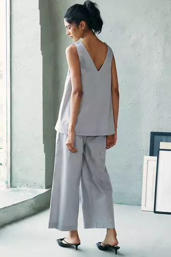 Muted grey cotton co ord set