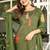 Women's Green  Embroidered Kurta Palazzo Set with Dupatta