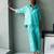 Aqua blue cotton co ord set