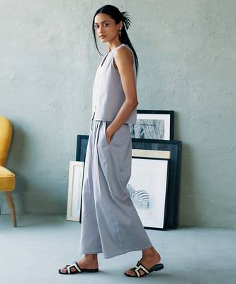 Muted grey cotton co ord set 2