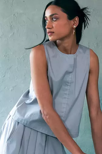 Muted grey cotton co ord set