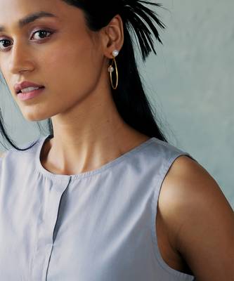 Muted grey cotton tank top 2