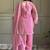 Light-pink embroiderd crunchy salwar suit