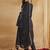 Black embroiderd rayon salwar suit