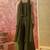 Oilve-green embroidered western suit