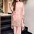 Light-peach embroidered crepe salwar suit