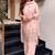 Light-peach embroidered crepe salwar suit