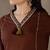 Women's Brown Printed Kurta Pant Set with Printed Dupatta