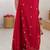 Women's satin silk saree with elegant lace border party wear designer saree