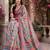 Women linen multicolor rangcut bollywood saree