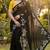 Women gorgette black embroidery bollywood saree