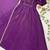 purple silk embroidered festive anarkali suit
