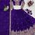 Wine Embroidered Silk Lehenga Choli with Heavy Golden Threadwork & Dupatta