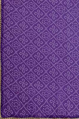 Women's Bandhani Print Georgette Lehenga Choli with Dupatta 4