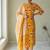 Mustard staright cotton kurta pant with dupatta