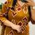 Mustard staright cotton kurta pant with dupatta
