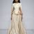 Ivory Embroidered Crepe Indo Western Lehenga Set