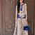 Multicolor faux georgette embroidered palazzo set