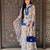Multicolor faux georgette embroidered palazzo set