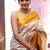 Off white art silk woven saree with zari work