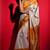 Off white art silk woven saree with zari work