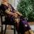 Purple art silk woven saree with zari work