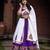 purple heavy ghamthi work readymade chaniya choli with dupatta - full stitched free size