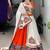 orange heavy ghamthi work readymade chaniya choli with dupatta - full stitched free size