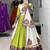 parrot heavy ghamthi work readymade chaniya choli with dupatta - full stitched free size