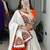 orange heavy ghamthi work readymade chaniya choli with dupatta - full stitched free size
