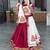 maroon heavy ghamthi work readymade chaniya choli with dupatta - full stitched free size